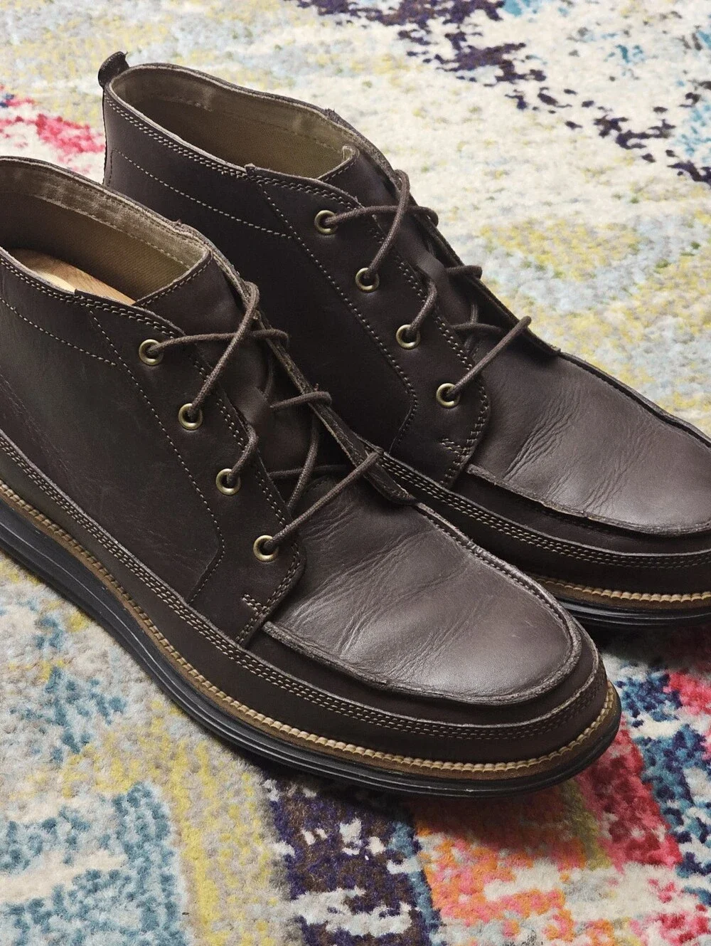 Cole Haan Original Grand Moc Chukka Boots Mens Size 10 Lace Up Brown C26175 Cole Haan Original Grand Moc Chukka Boots Mens Size 10 Lace  main image 3